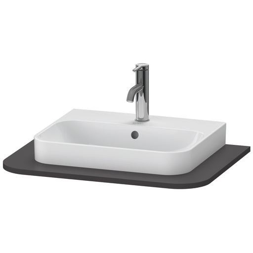 Duravit HP031B08080 Happy D.2 Plus Console with Sink Cut-Out Graphite