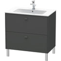 Duravit BR440204949 Brioso Wall Mount Vanity Cabinet