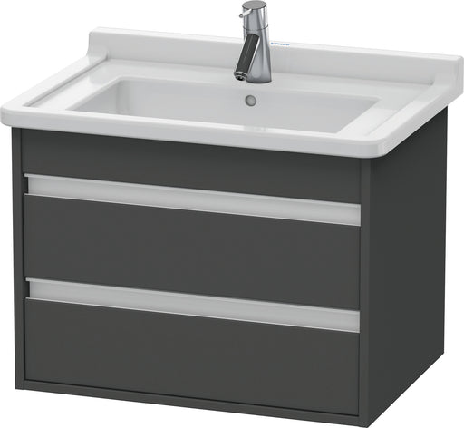Duravit KT664304949 Ketho Wall-Mount Vanity Unit Graphite