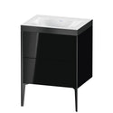 Duravit XV4709NB240P XViu C-Bonded Floorstanding Vanity Kit Black