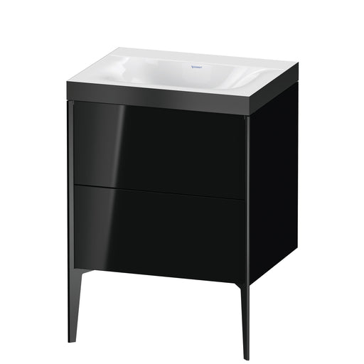 Duravit XV4709NB240P XViu C-Bonded Floorstanding Vanity Kit Black