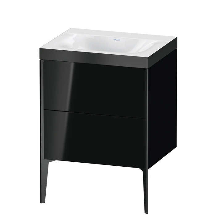 Duravit XV4709NB240P XViu C-Bonded Floorstanding Vanity Kit Black