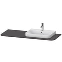 Duravit HP031KR8080 Happy D.2 Plus Console with Sink Cut-Out Graphite