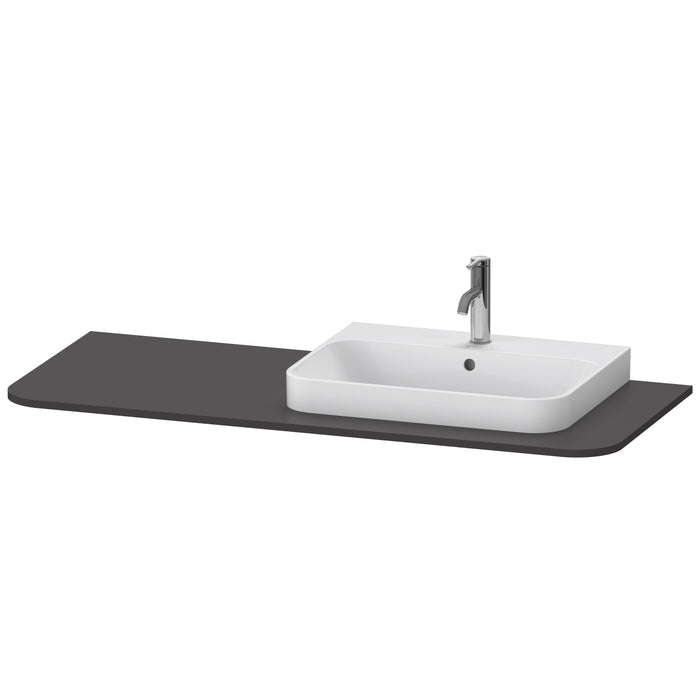 Duravit HP031KR8080 Happy D.2 Plus Console with Sink Cut-Out Graphite