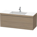 Duravit LC6929O3535 L-Cube C-Bonded Wall-Mount Vanity Kit Oak Terra