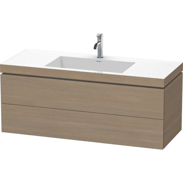 Duravit LC6929O3535 L-Cube C-Bonded Wall-Mount Vanity Kit Oak Terra