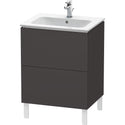 Duravit LC662508080 L-Cube Wall Mount Vanity Cabinet