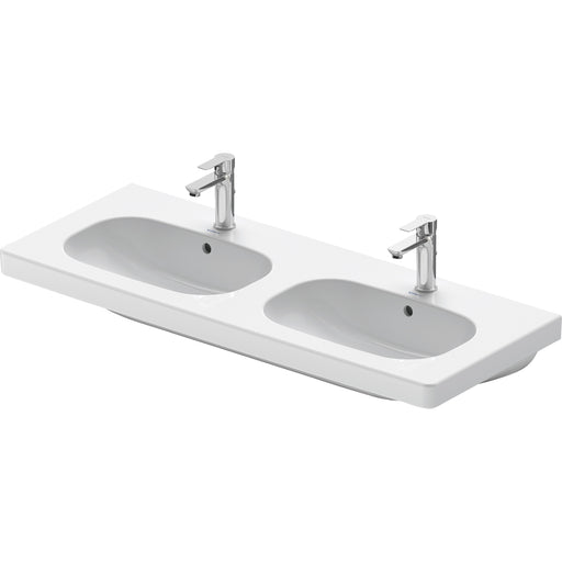 Duravit 03481200302 D-Code Double Vanity Bathroom Sink White