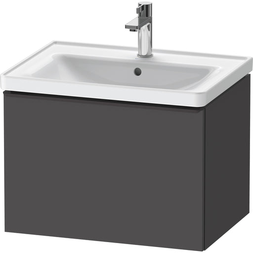 Duravit DE42540BD490000 D-Neo Wall-Mount Vanity Unit Graphite Matte