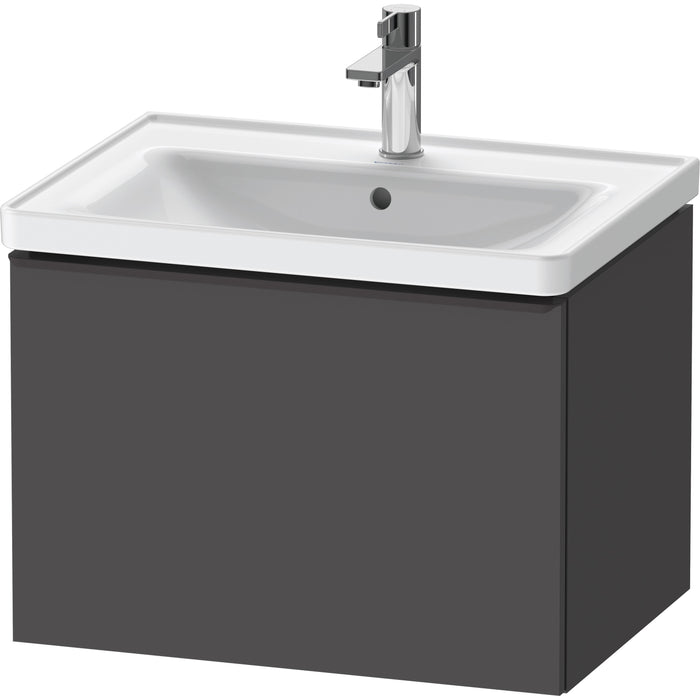 Duravit DE42540BD490000 D-Neo Wall-Mount Vanity Unit Graphite Matte