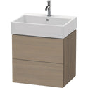 Duravit LC627503535 L-Cube Wall-Mount Vanity Unit Oak Terra