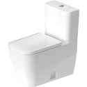 Duravit 2121010001 Happy D.2 Dual Flush Elongated One Piece Toilet