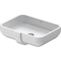 Duravit 0457480000 Happy D.2 Undermount Bathroom Sink with Overflow