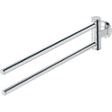 Duravit 0099221000 D-Code 17 5/8" Double Towel Bar