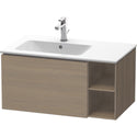 Duravit LC619103535 L-Cube One Drawer Wall-Mount Vanity Unit Oak Terra