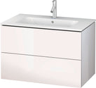 Duravit LC000902222 L-Cube Wall-Mount Vanity Kit White