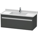 Duravit KT666504949 Ketho Wall-Mount Vanity Unit Graphite