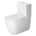 Duravit 2170090092 ME by Starck Dual Flush Round Close Coupled Toilet Bowl