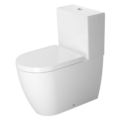 Duravit 2170090092 ME by Starck Dual Flush Round Close Coupled Toilet Bowl