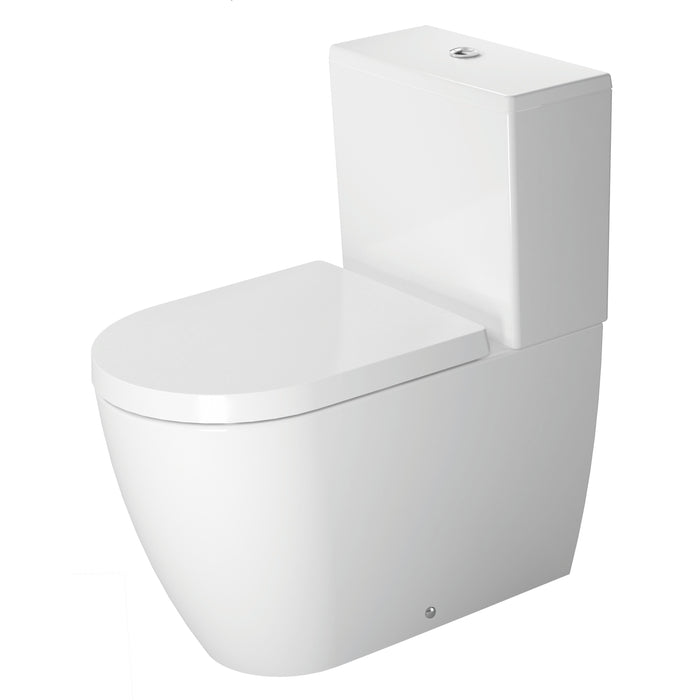 Duravit 2170090092 ME by Starck Dual Flush Round Close Coupled Toilet Bowl