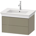 Duravit WT43410H2H2 White Tulip Wall-Mounted Vanity Unit Stone Gray High Gloss