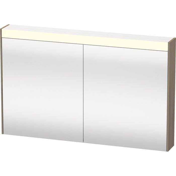 Duravit BR7103035356000 Brioso Mirror Cabinet with Lighting Oak Terra