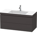 Duravit LC6928O8080 L-Cube Wall Mount C-Bonded Vanity