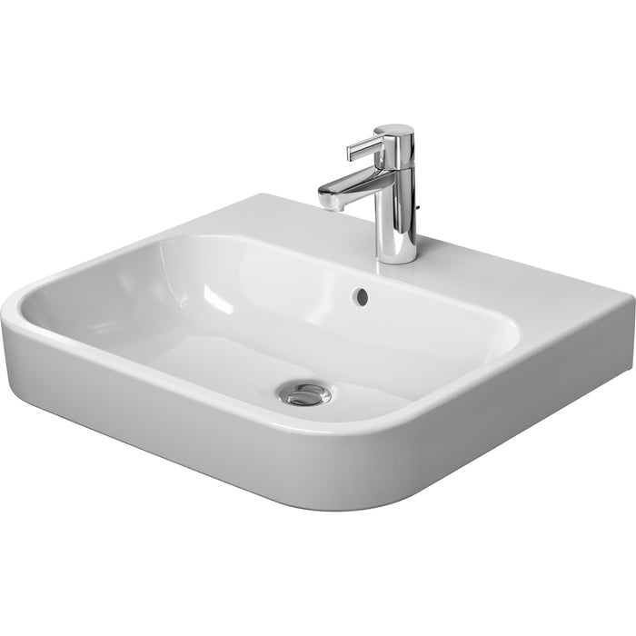 Duravit 2318600087 Happy D.2 23 5/8" Wall Mounted Bathroom Sink