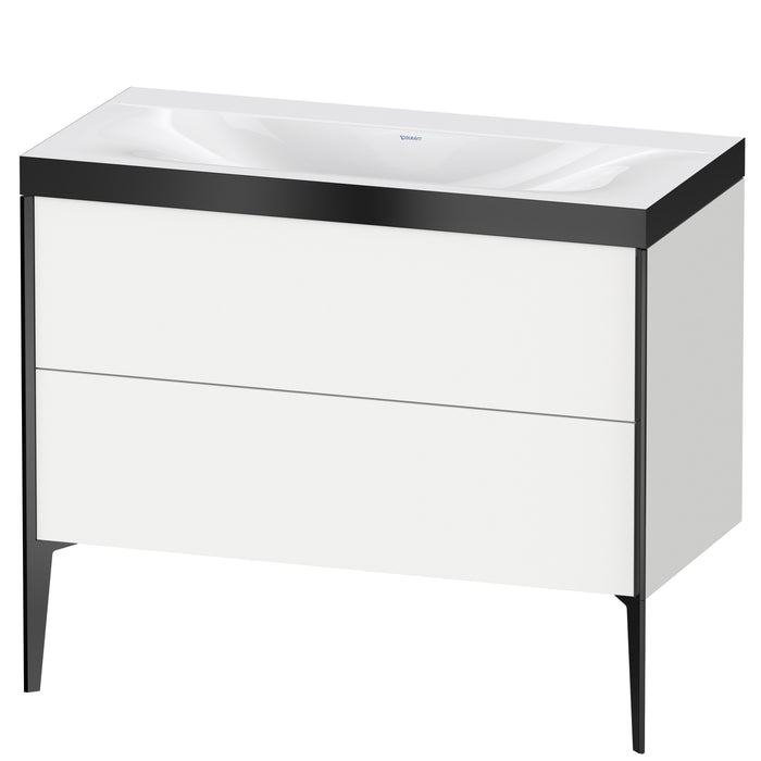 Duravit XV4711NB218P XViu C-Bonded Floorstanding Vanity Kit White