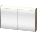 Duravit BR7104035356000 Brioso Mirror Cabinet with Lighting Oak Terra