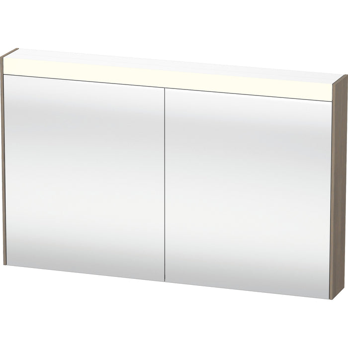 Duravit BR7104035356000 Brioso Mirror Cabinet with Lighting Oak Terra