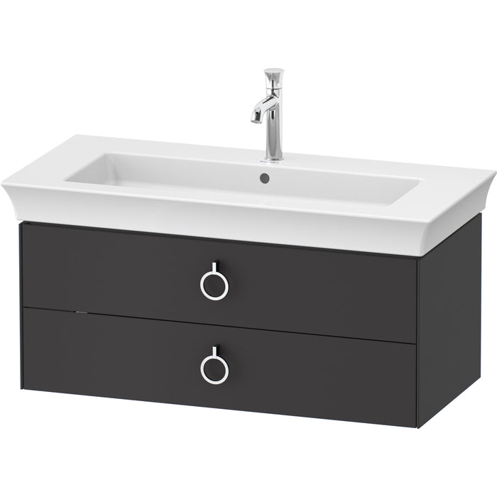 Duravit WT435205858 White Tulip Wall Mount Vanity Cabinet