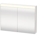 Duravit BR7102022226000 Brioso Mirror Cabinet with Lighting White