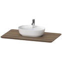 Duravit LU946407777 Luv Console with Sink Cut-Out American Walnut