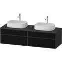 Duravit ZE4825B63800000 Zencha Wall Mount Double Vanity Cabinet
