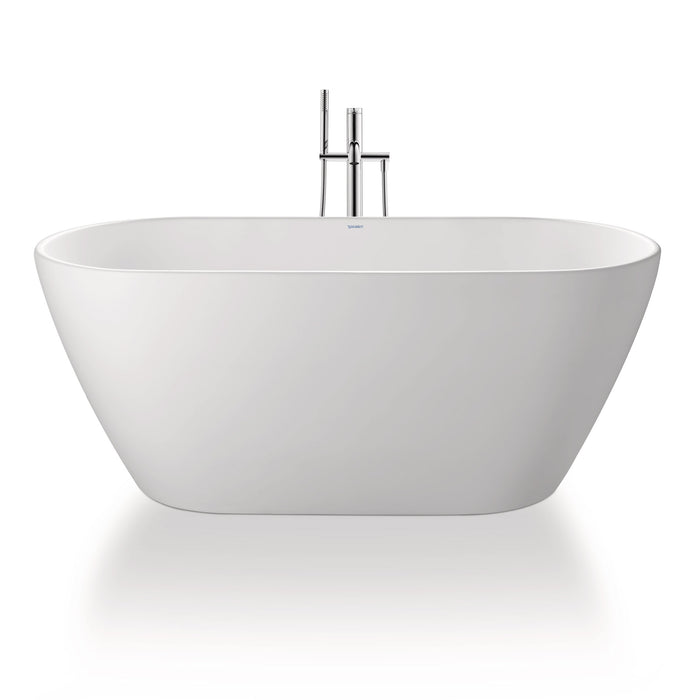 Duravit 700477000000090 D-Neo 63" x 29 1/2" Oval Freestanding Bathtub