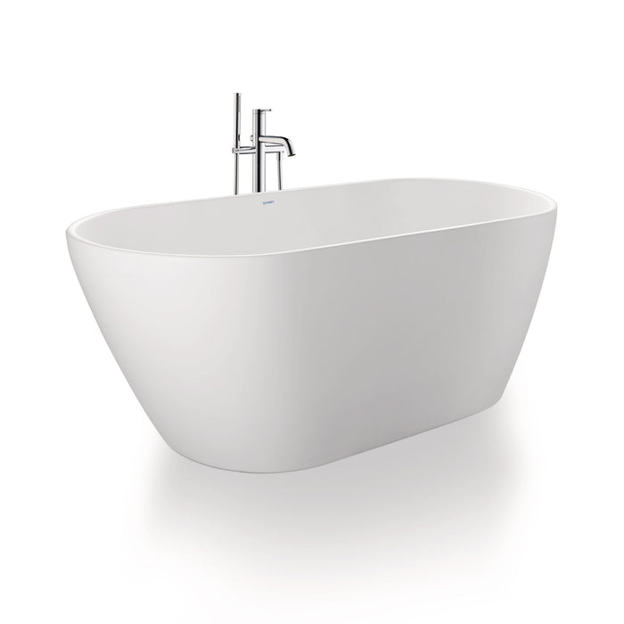 Duravit 700477000000090 D-Neo 63" x 29 1/2" Oval Freestanding Bathtub