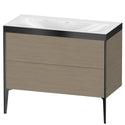 Duravit XV4711NB235P XViu C-Bonded Floorstanding Vanity Kit Oak Terra