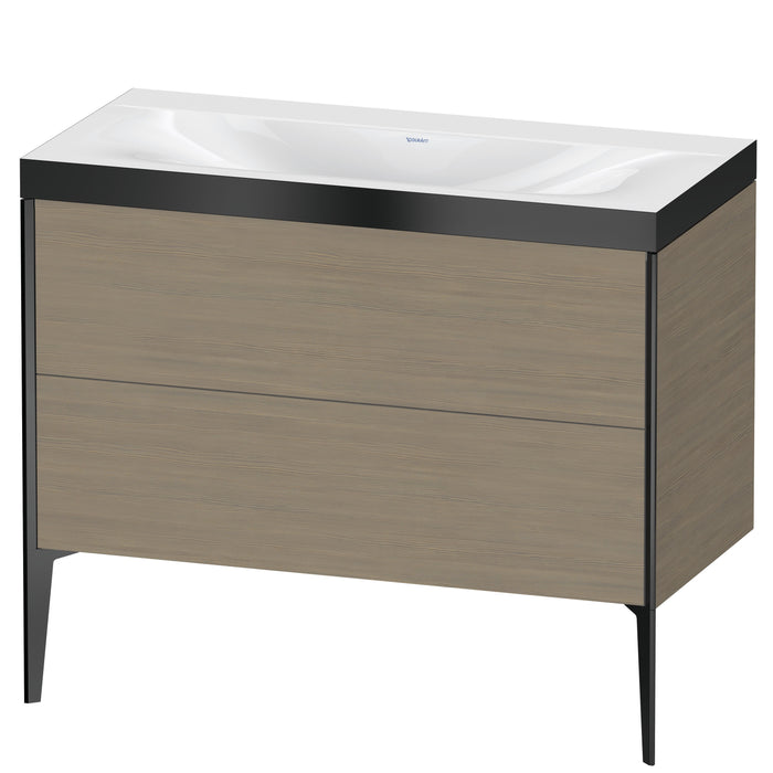 Duravit XV4711NB235P XViu C-Bonded Floorstanding Vanity Kit Oak Terra