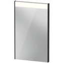 Duravit BR7020016166000 Brioso Mirror with Lighting Concrete Gray