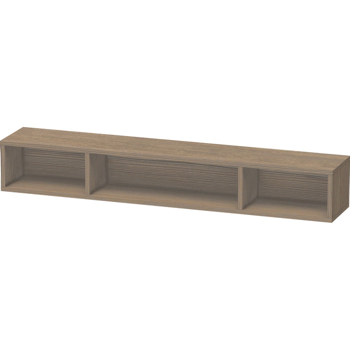 Duravit LC120003535 L-Cube Wall Shelf with Three Compartments Oak Terra