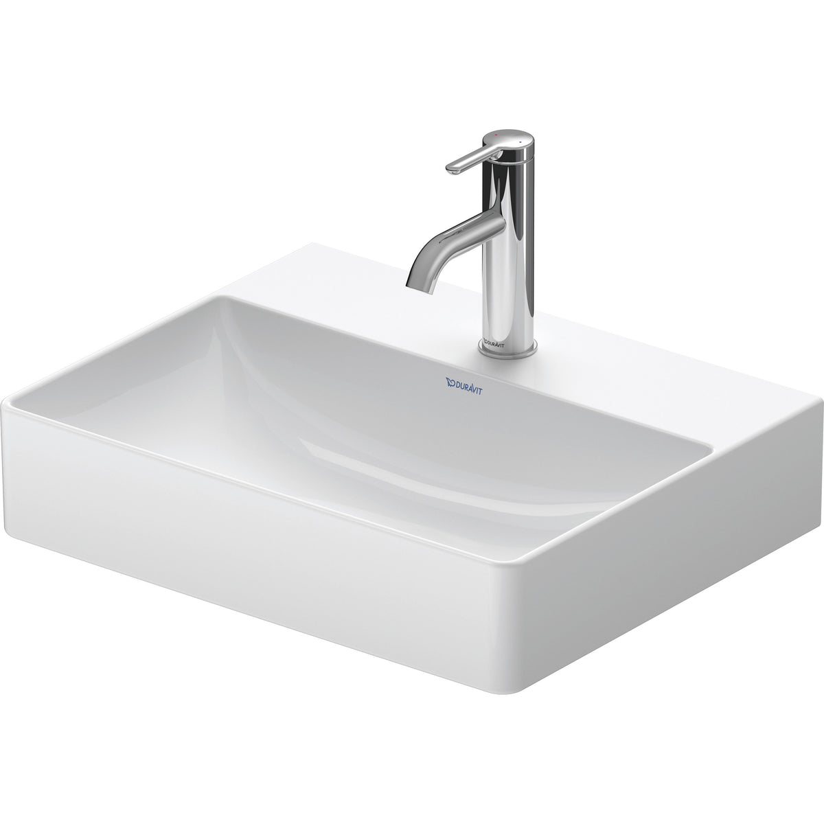 LUXIER Modern 24 In. Rectangular Bathroom Ceramic Vessel Sink In White Cs 021 LUXIER Modern 24 In. Rectangular Bathroom Ceramic Vessel Sink In White Cs 021