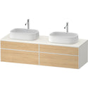 Duravit ZE4825B30840000 Zencha Wall Mount Double Vanity Cabinet