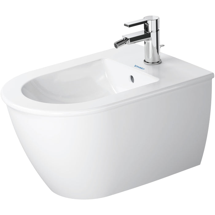 Duravit 22491500001 Darling New Wall-Mounted Bidet White with WonderGliss