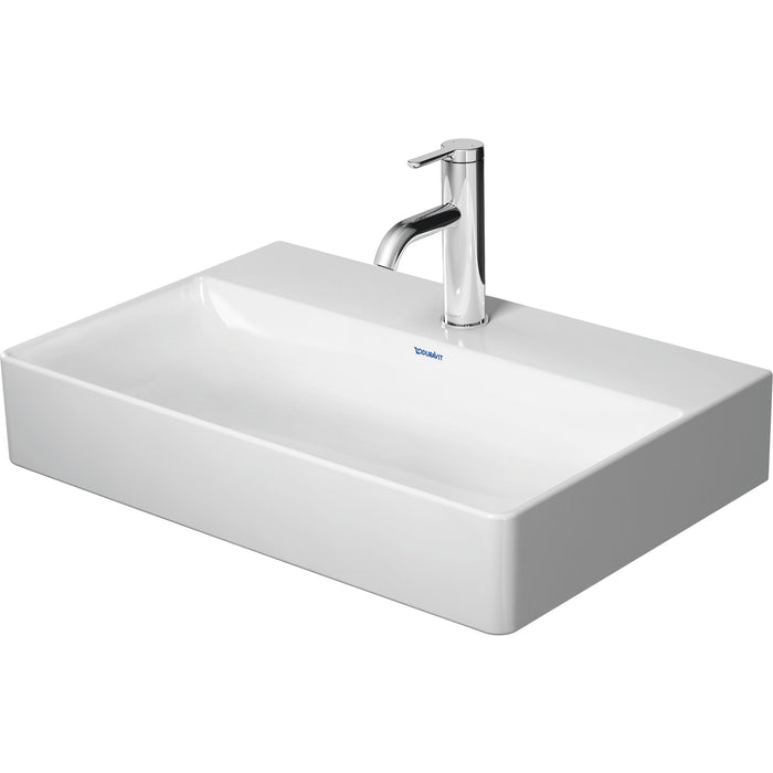 Duravit 2356600073 DuraSquare 23 5/8" Vessel Bathroom Sink and