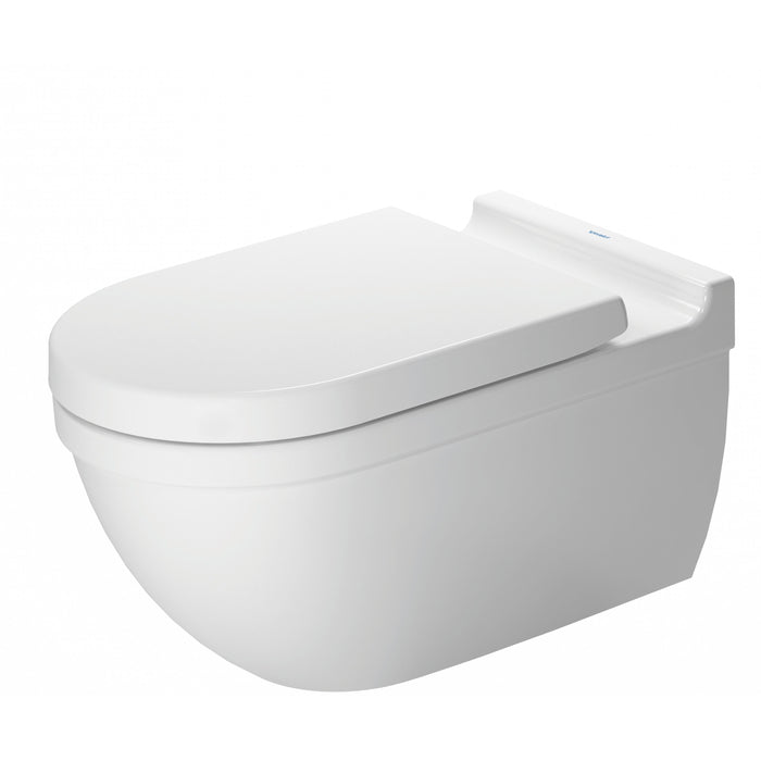 Duravit 2226092092 Starck 3 Dual Flush Elongated Wall Mounted Toilet