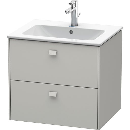 Duravit BR410100707 Brioso Wall-Mount Vanity Unit Concrete Gray
