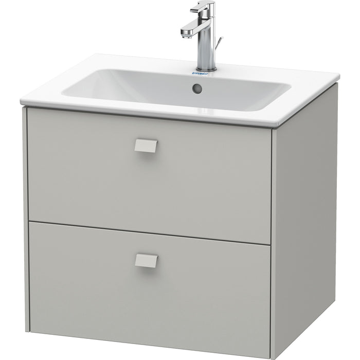 Duravit BR410100707 Brioso Wall-Mount Vanity Unit Concrete Gray