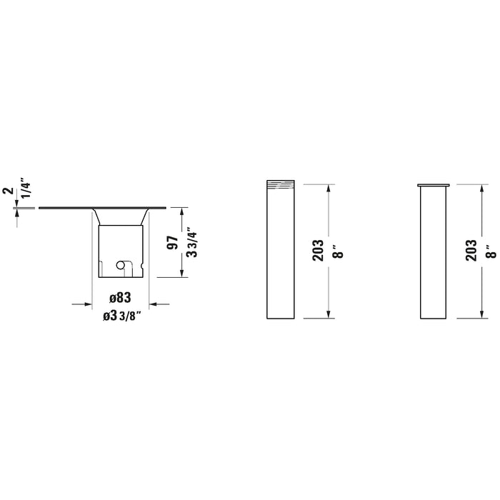 Duravit 791282000001000 Bathtub Drain in White