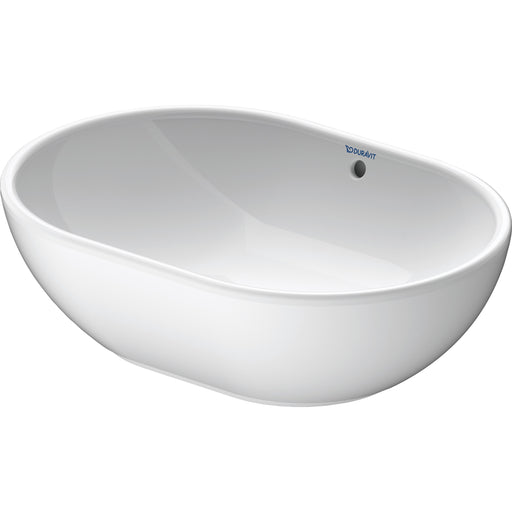 Duravit 0335500000 Design Classics Oval Vessel Bathroom Sink with Overflow
